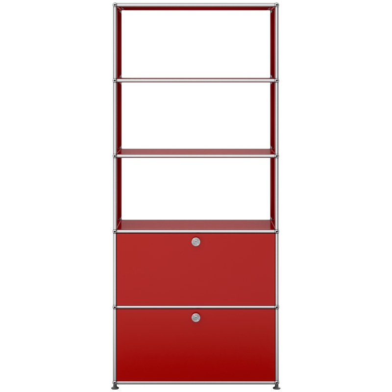 Estantería Haller Bookcase 700 Rojo Rubí ERF-0