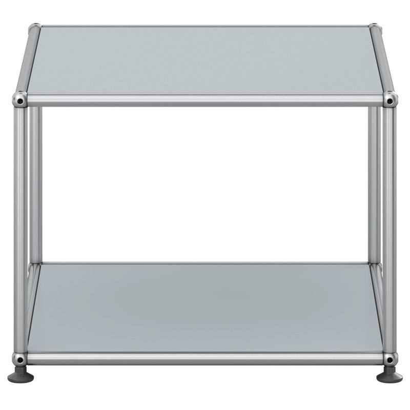 Mesa Auxiliar Haller 523 Plateado Mate ERF-0