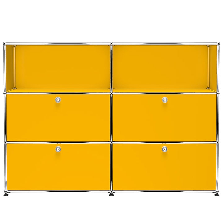 Aparador Haller Módulo 6 High 4 P Amarillo ERF
