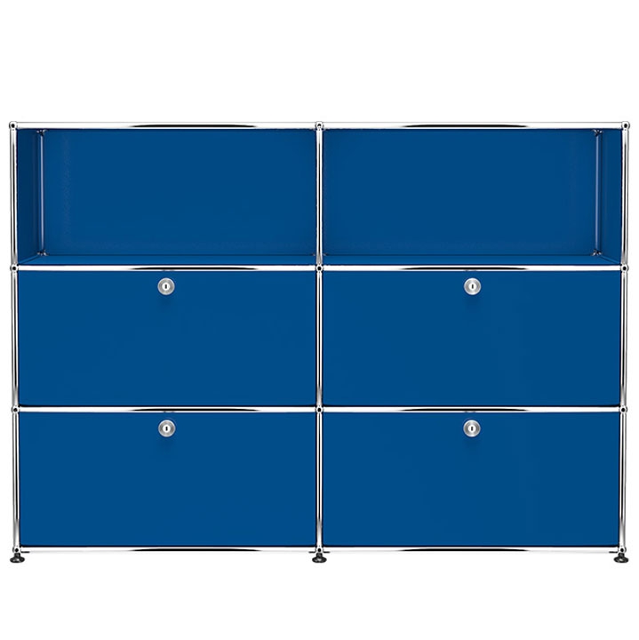 Aparador Haller Módulo 6 High 4 P Azul Genciana ERF