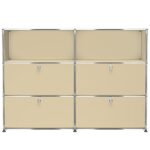 Aparador Haller Módulo 6 High 4 P Beige ERF