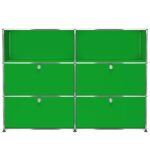 Aparador Haller Módulo 6 High 4 P Verde ERF
