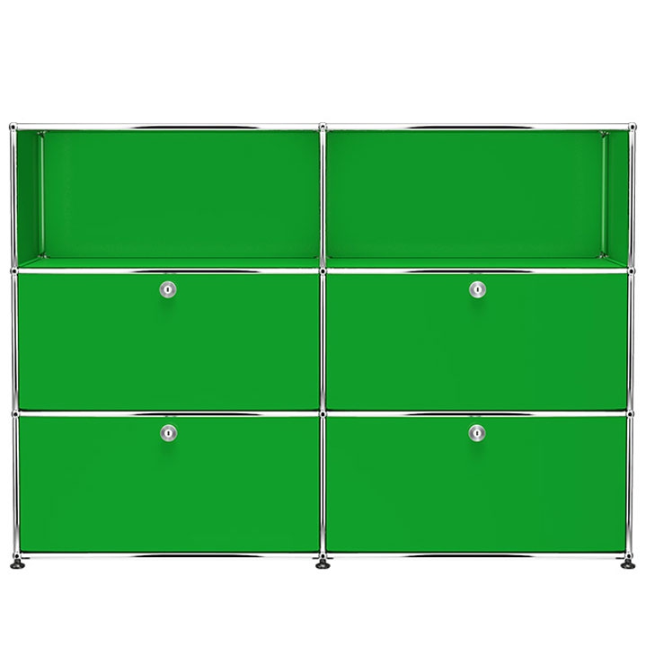 Aparador Haller Módulo 6 High 4 P Verde ERF