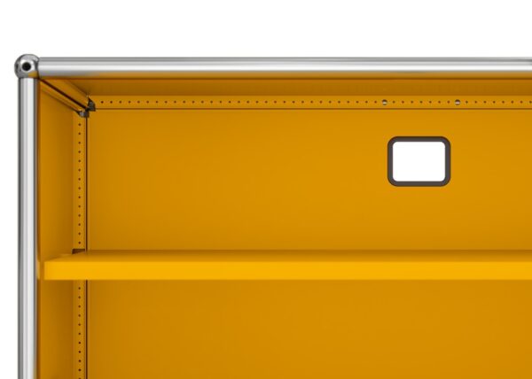 Mueble Auxiliar Haller 2 Wheels Amarillo ERF-345601