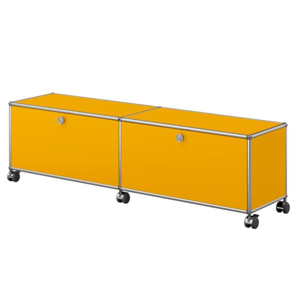 Mueble Auxiliar Haller 2 Wheels Amarillo ERF-345602