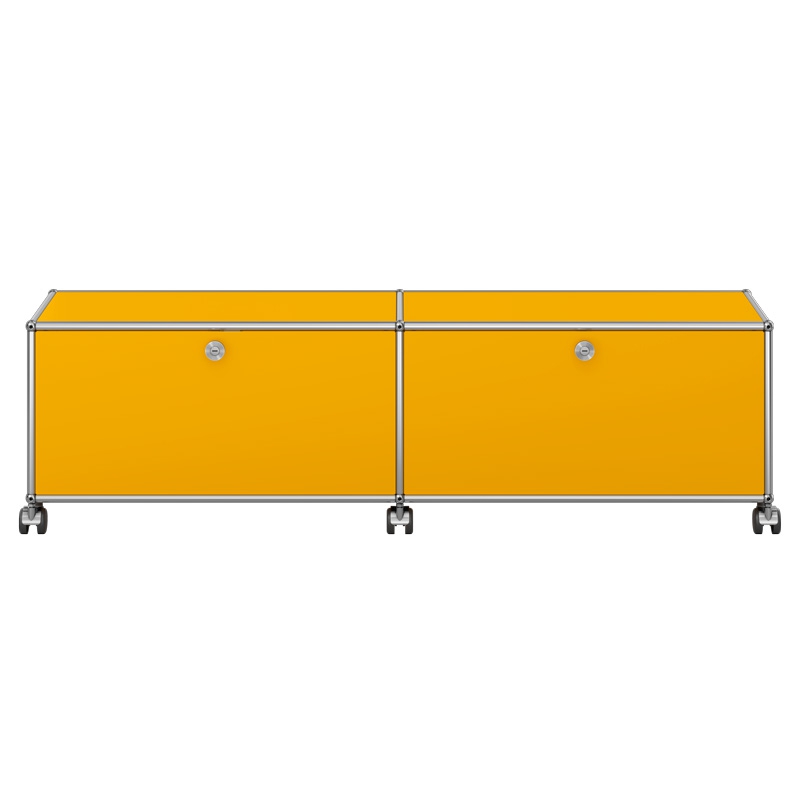 Mueble Auxiliar Haller 2 Wheels Amarillo ERF
