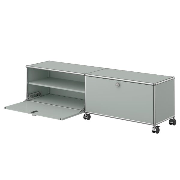 Mueble Auxiliar Haller 2 Wheels Gris Claro ERF-345580