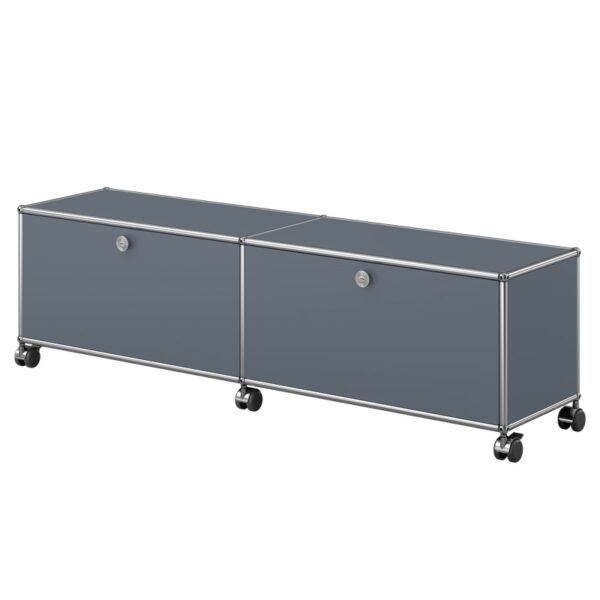Mueble Auxiliar Haller 2 Wheels Gris Medio ERF-345587