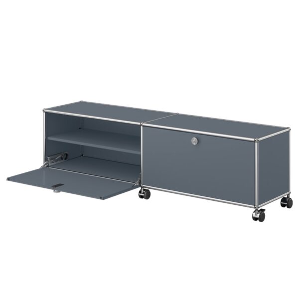 Mueble Auxiliar Haller 2 Wheels Gris Medio ERF-345588