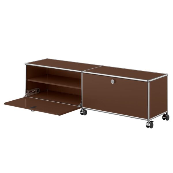 Mueble Auxiliar Haller 2 Wheels Marrón ERF-345598