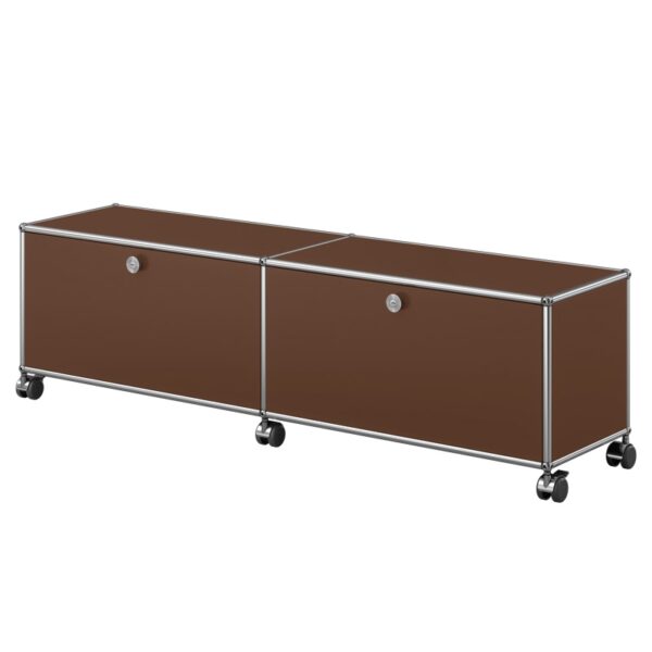 Mueble Auxiliar Haller 2 Wheels Marrón ERF-345599