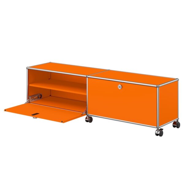 Mueble Auxiliar Haller 2 Wheels Naranja ERF-345603