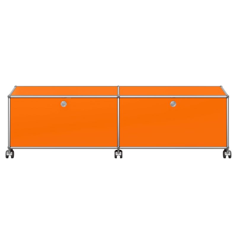 Mueble Auxiliar Haller 2 Wheels Naranja ERF