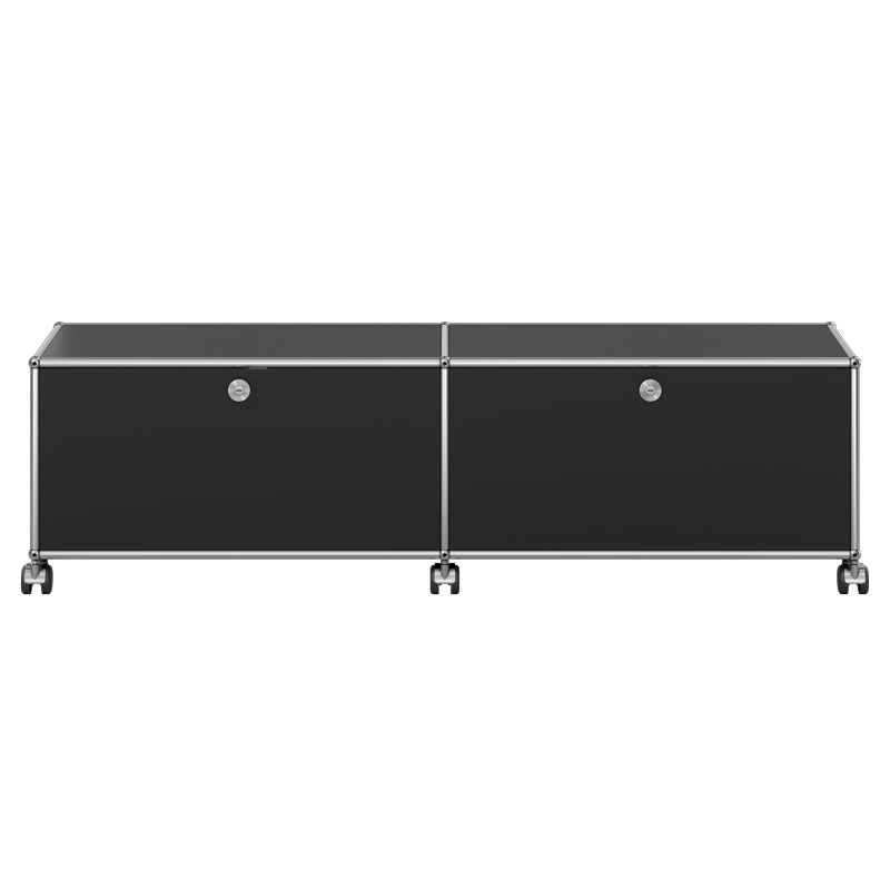 Mueble Auxiliar Haller 2 Wheels Negro Grafito ERF