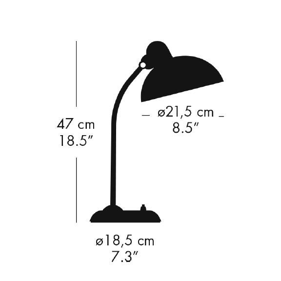 Lámpara Kaiser Idell Table-267625
