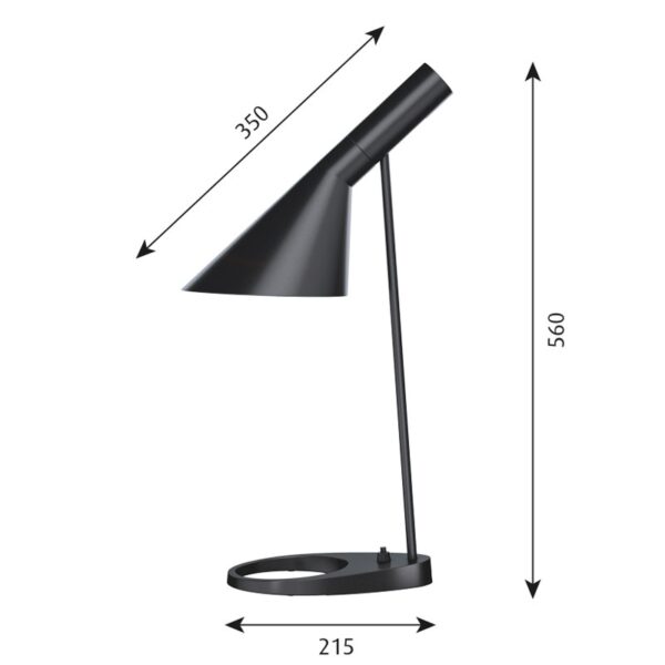 Lámpara AJ Table Mini Petróleo Pálido ER-266306