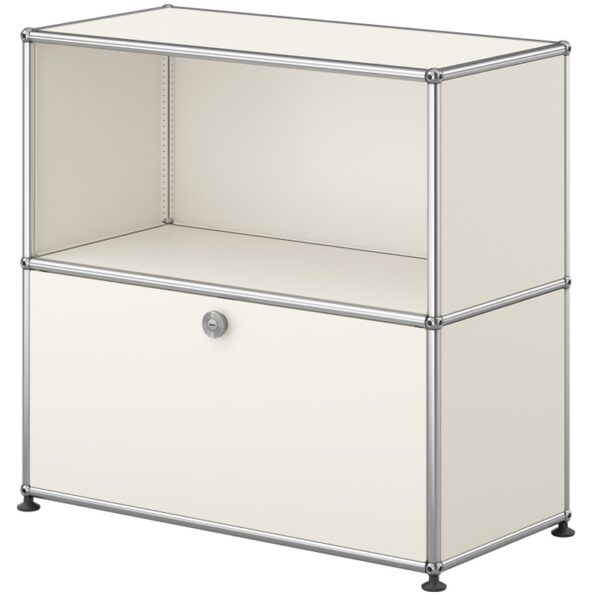 Aparador Haller Módulo 2 High 1 Door Blanco Puro ERF-346985