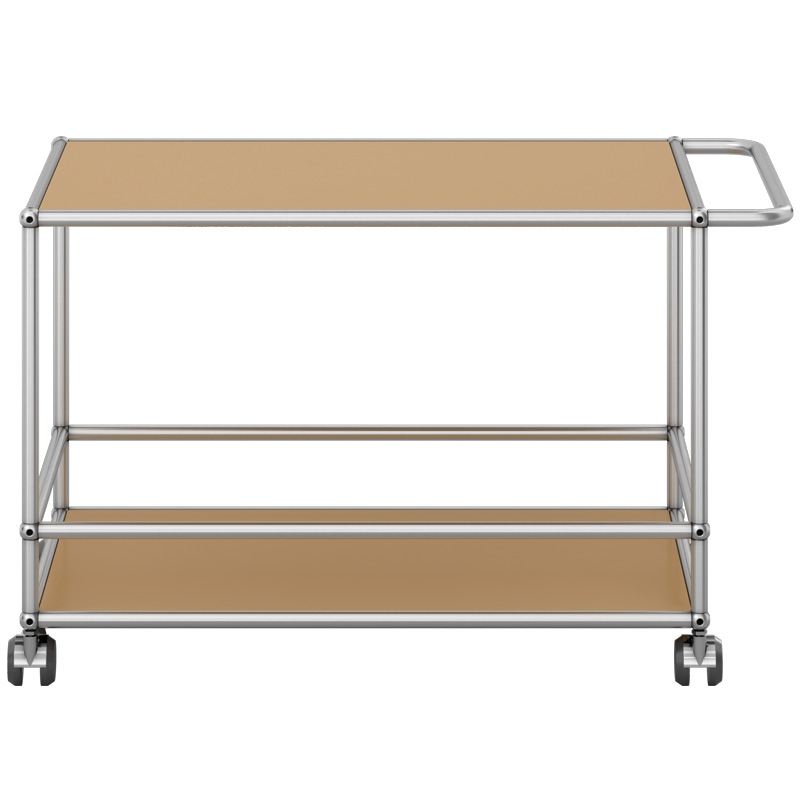 Carrito Haller Con Barra de Cierre Beige ERF-0