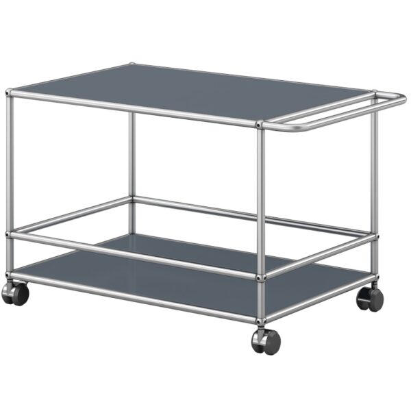 Carrito Haller Con Barra de Cierre Gris Medio ERF-347697