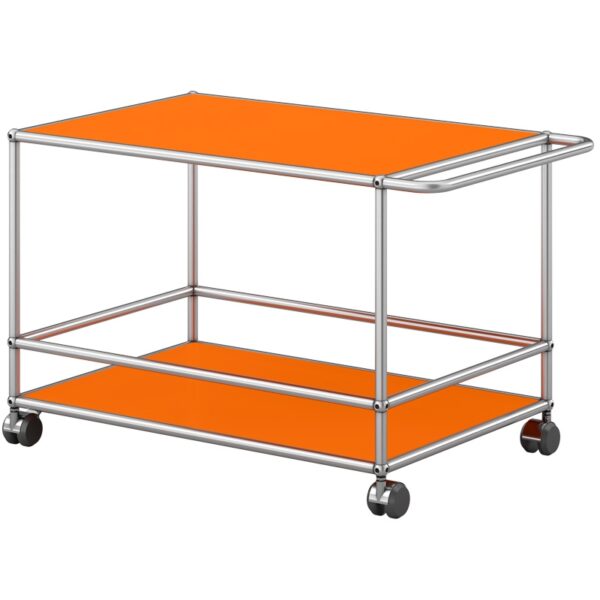 Carrito Haller Con Barra de Cierre Naranja Puro ERF-347688