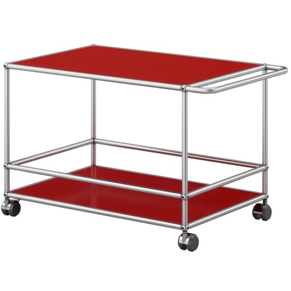 Carrito Haller Con Barra de Cierre Rojo Rubí ERF-347687