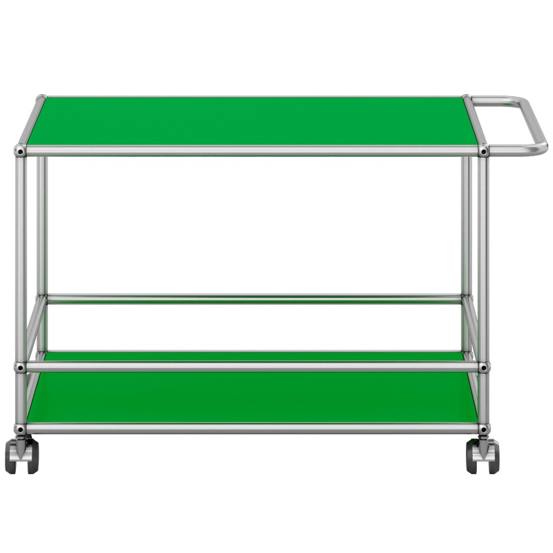 Carrito Haller Con Barra de Cierre Verde ERF-0