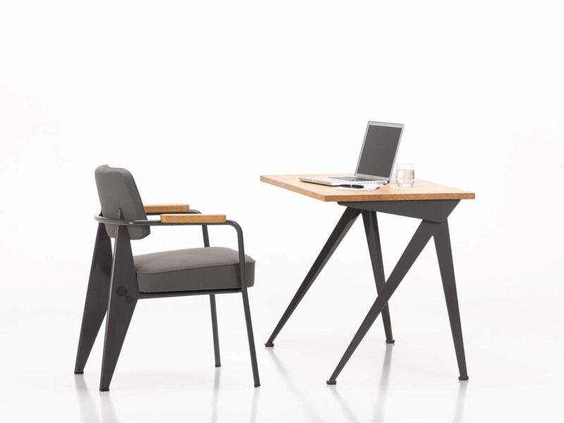 Mesa Compas Direction Roble / Base Negro ER-267730