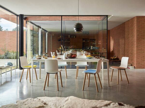 Mesa Plate Dining 1600x800 Mármol Carrara / Blanco ER-280920