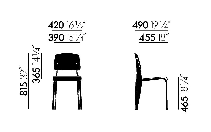 Silla Standard SP Castaño-284080