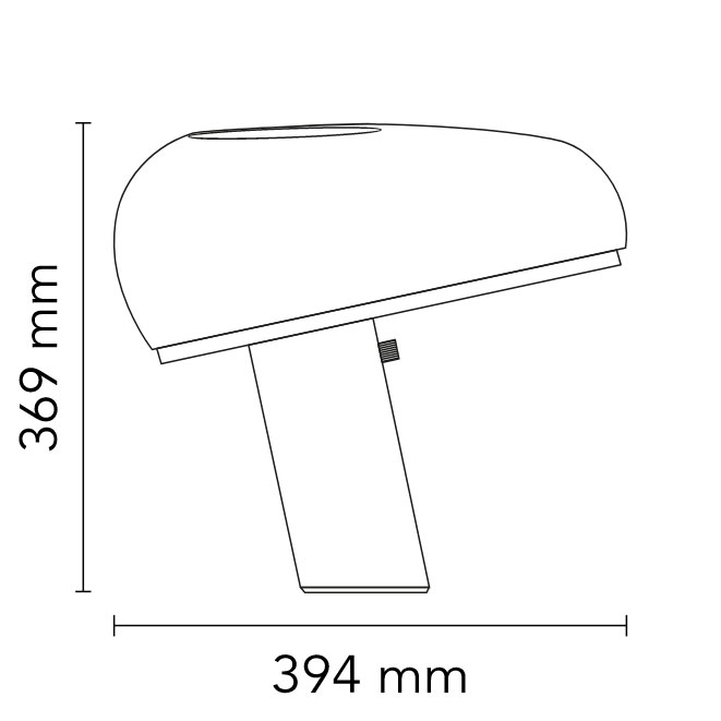 Lámpara Snoopy Negro ER-288041