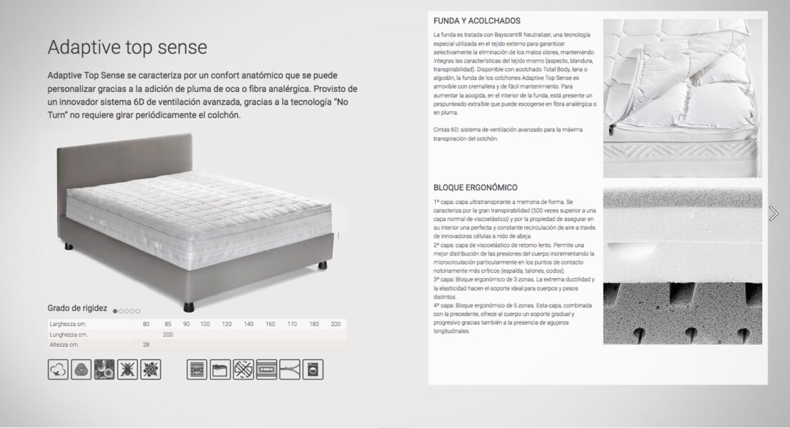 Colchón Adaptive Top Sense-309587