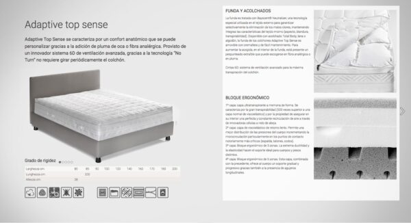 Colchón Adaptive Top Sense-309587