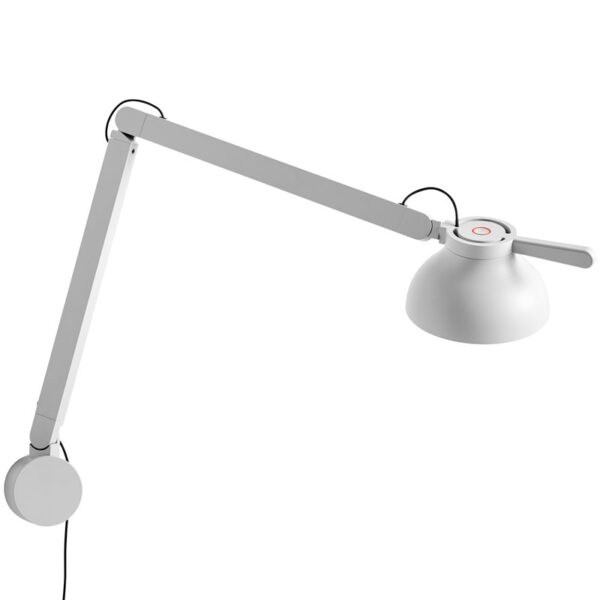 Lámpara PC Double Arm Wall Gris Ceniza ER-0