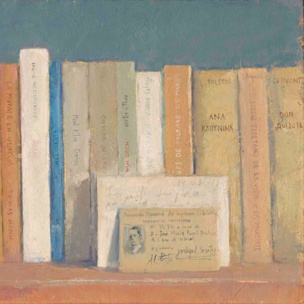 "Libros y copa" - Neoseries®-323480