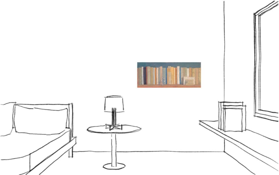 "Libros y copa" - Neoseries®-323481