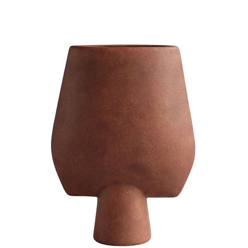 Jarrón Sphere Square Big Terracota ER-0