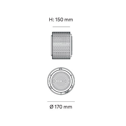 Lámpara G13 Wall S Blanco ER-325351