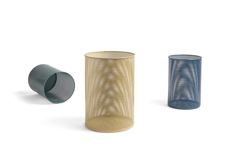 Papelera Perforated Medium Azul Petróleo ER-336110