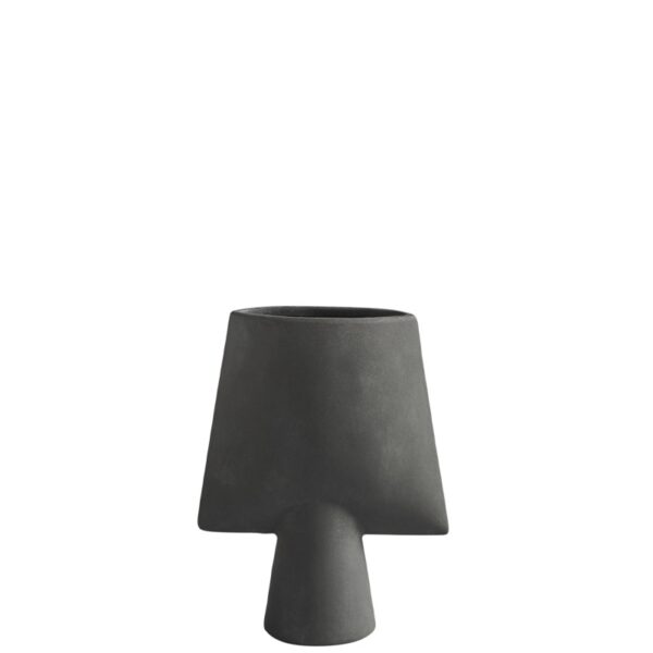Jarrón Sphere Square Mini Gris Oscuro ER-0