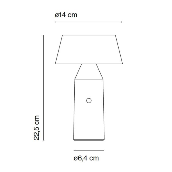 Lámpara Bicoca Blanco Roto ER-340498