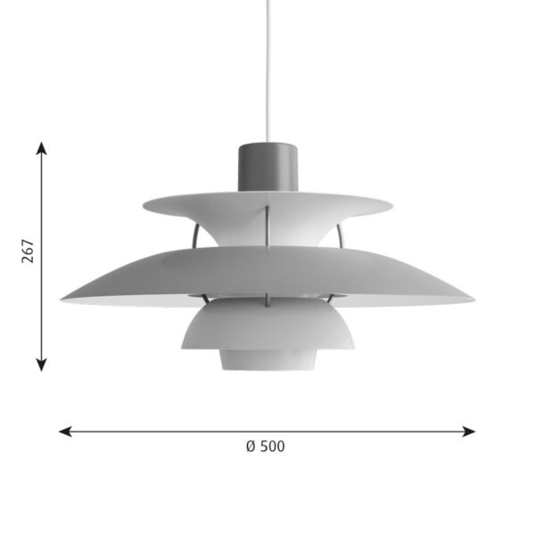 Lámpara PH 5 Pendant Blanco Monocolor ER-339219