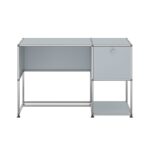 Escritorio Homeoffice 07 Plateado Mate ERF
