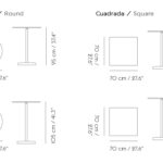 Mesa Linear Steel Café High-346993