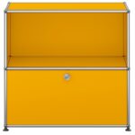 Aparador Haller Módulo 2 High 1 Door Amarillo Oro ERF