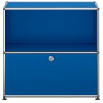 Aparador Haller Módulo 2 High 1 Door Azul Genciana ERF