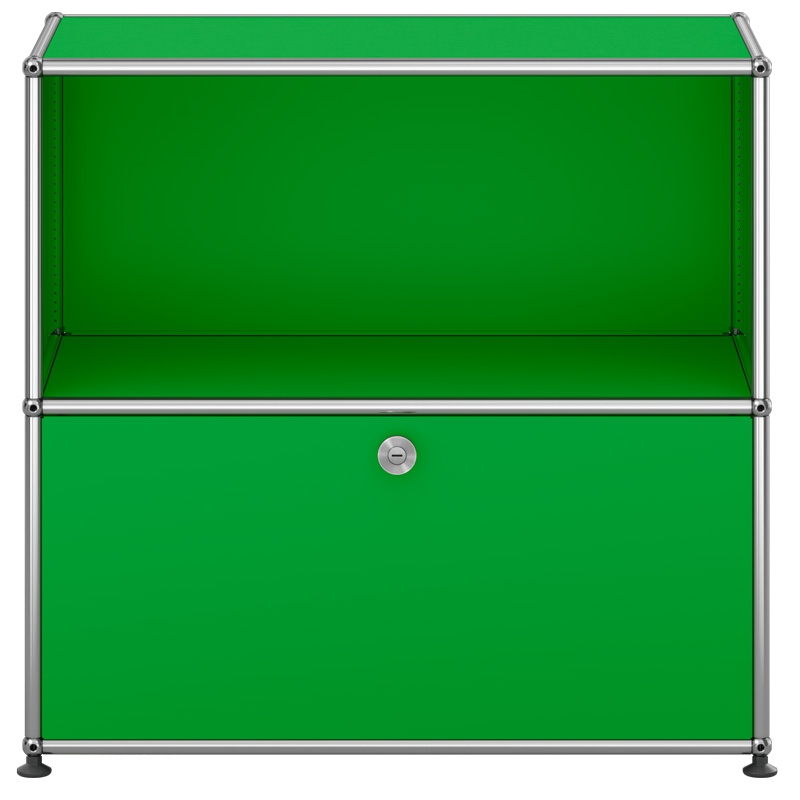 Aparador Haller Módulo 2 High 1 Door Verde ERF