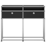 Consola Haller Negro Grafito ERF