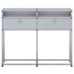 Consola Haller Plateado Mate ERF