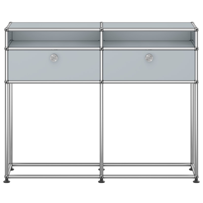 Consola Haller Plateado Mate ERF