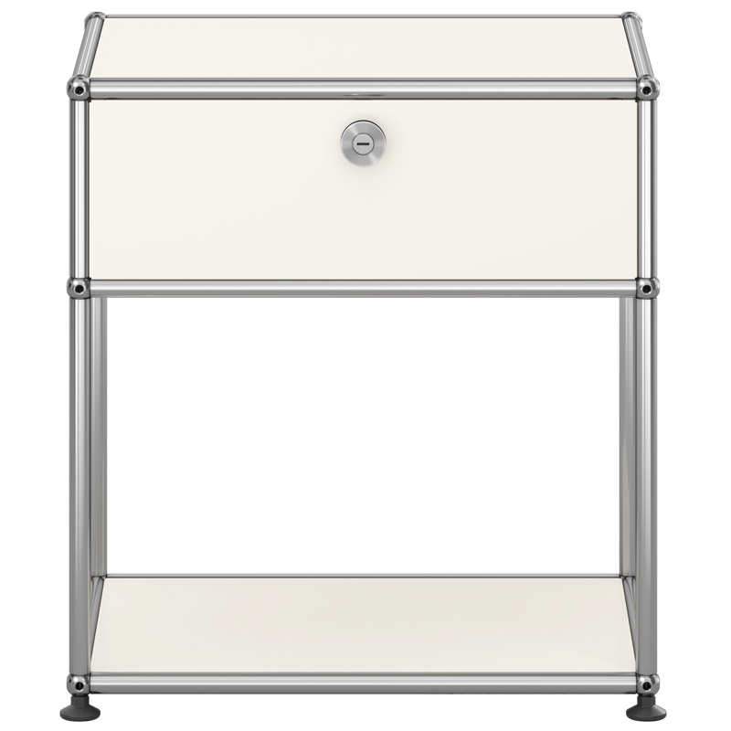 Mesa de Noche Haller 2 Blanco Puro ERF